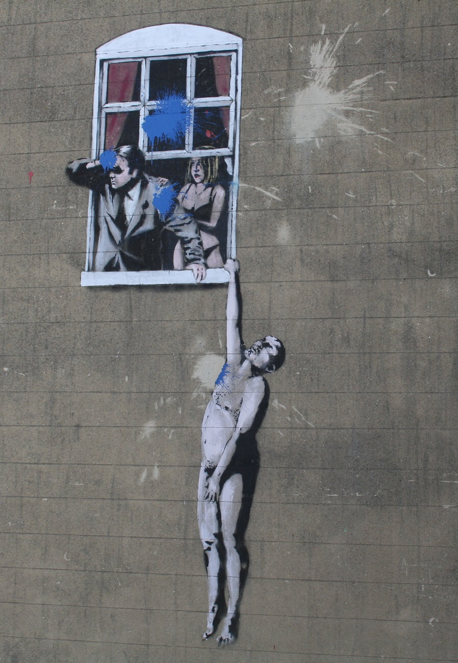 Bristol Street Art | See No Evil 2012 Nelson Street | Banksy