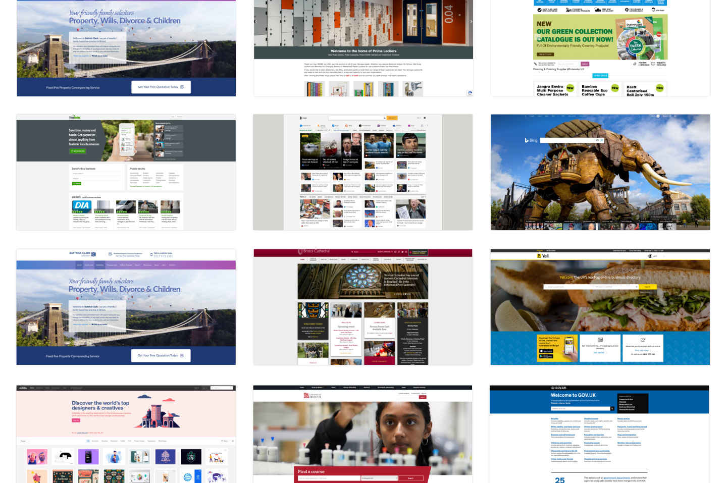 10 different types of websites business ecommerce non profit